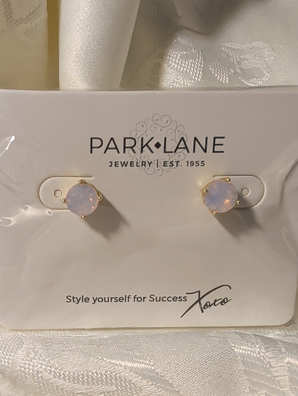 Park Lane Pink Opal Impression Earrings